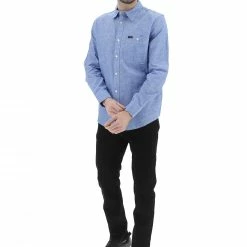 Camicia Uomo Lee In Misto Cotone E Lino Tinta Unita 11 Camicia Uomo Lee In Misto Cotone E Lino Tinta Unita -Lacoste shop 9e65a2ff3ffc1f08afed38ee181d51ec