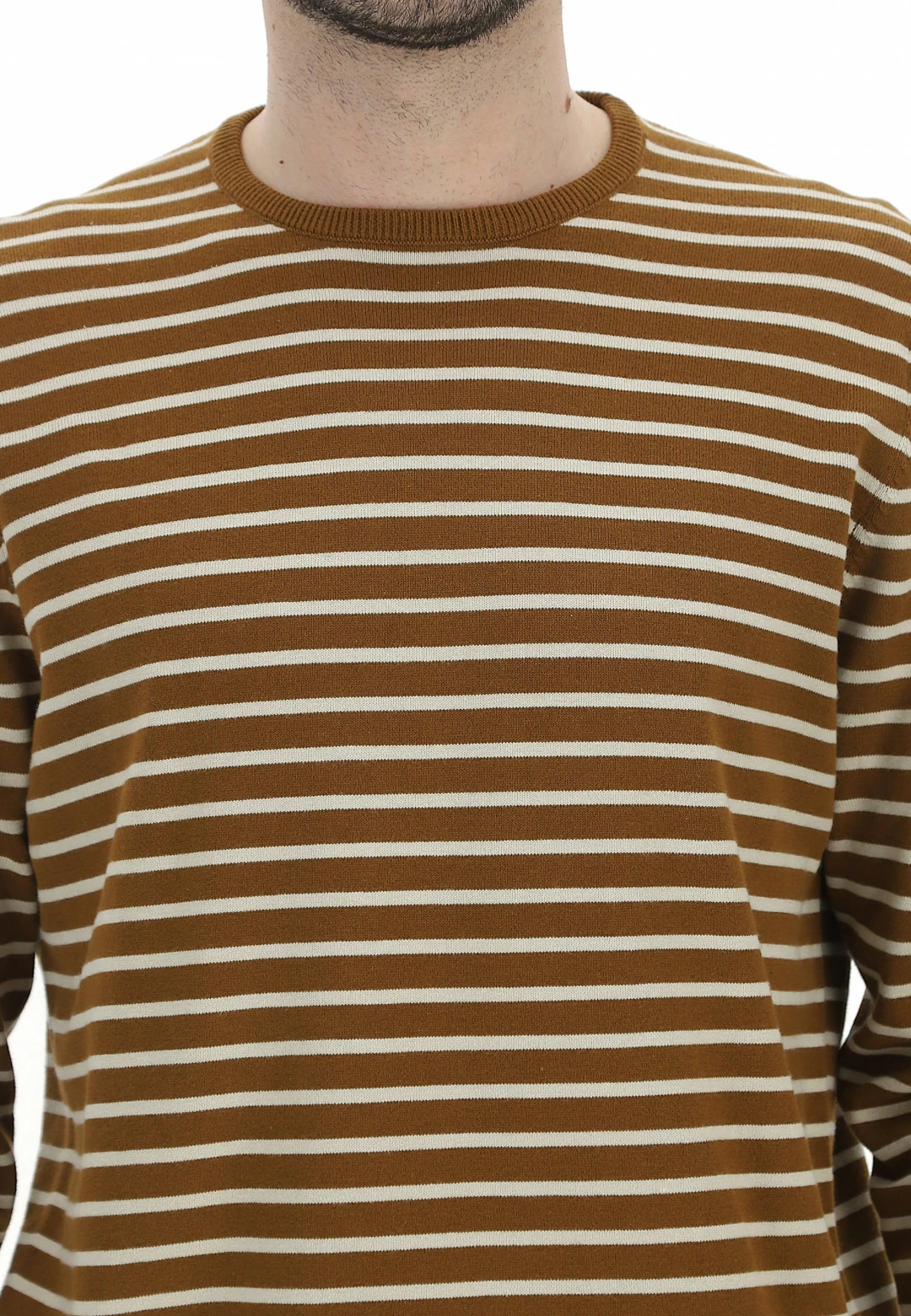 ONLY E SONS Maglioncino Girocollo Rigato In Cotone Only&sons Uomo 11 ONLY E SONS Maglioncino Girocollo Rigato In Cotone Only&sons Uomo - immagine 9