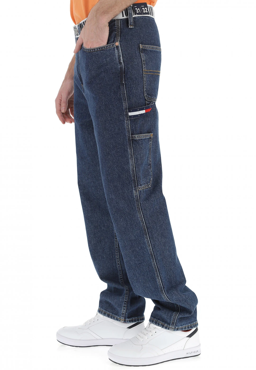 Tommy Hilfiger Jeans Jeans Tommy Jeans Mod. Skater Con Cintura Logo All Over 4 Tommy Hilfiger Jeans Jeans Tommy Jeans Mod. Skater Con Cintura Logo All Over - immagine 2