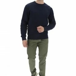 Felpa Girocollo Armata Di Mare In Cotone Felpato Basic Con Logo Ricamato Tono Su Tono -Lacoste shop 9f4a8616ca73063161d0a96b34d21908