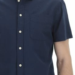 Camicia Manica Corta Misto Lino Blend Uomo -Lacoste shop 9f4ce90ce2818d7e08500fb59e6079e1