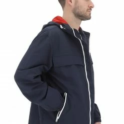 Tommy Hilfiger Jeans Giubbino In Nylon Tommy Jeans Uomo Con Cappuccio E Dettagli A Contrasto -Lacoste shop a032b7f3870c641881f44cce1c6c4def