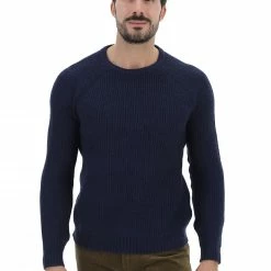 Maglione Girocollo Age In Tinta Unita Misto Lana