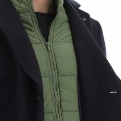 Cappotto Foderato Manuel Ritz Con Paramontura A Contrasto -Lacoste shop a0c7bab10b1f910f7409db46a81bebfb