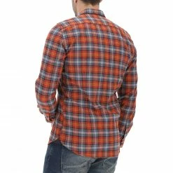 Camicia Flanella Quadrettata Age -Lacoste shop a1535f9c0d0c02867e1a450fefd09600