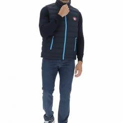 MURPHY & NYE Gilet Uomo Murphy&nye Con Collo A Fascia E Dettagli A Contrasto -Lacoste shop a17aaf4cac4b90a6d4024952a42b961e