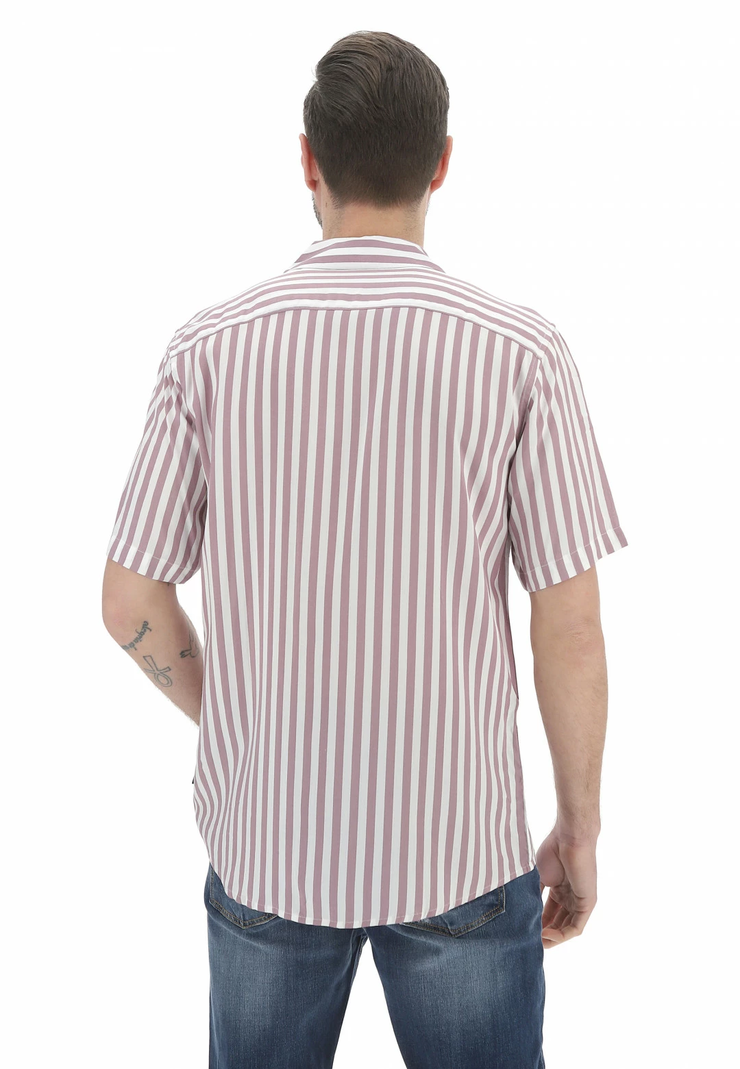 ONLY E SONS Camicia Manica Corta Bowling A Righe Only & Sons 5 ONLY E SONS Camicia Manica Corta Bowling A Righe Only & Sons - immagine 3