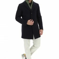 Cappotto Foderato Manuel Ritz Con Paramontura A Contrasto -Lacoste shop a4d3efea1f9f144496ae81b5739ef727