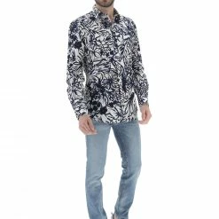 Gaudi Camicia Floreale Gaudì Uomo Gu45034 -Lacoste shop a60d5548d7d47f23570ca05cf2740028