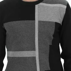 Key Jey Girocollo Misto Viscosa In Fantasia Quadri Keyjey -Lacoste shop a63c210807cb8d88db4481395cdaa6b6