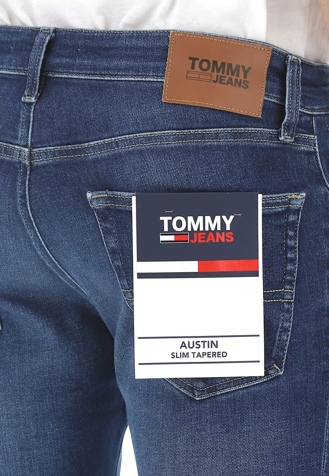 Tommy Hilfiger Jeans Jeans Tommy Jeans Mod. Austin Elasticizzato Tapered Slim 5 Tommy Hilfiger Jeans Jeans Tommy Jeans Mod. Austin Elasticizzato Tapered Slim - immagine 4