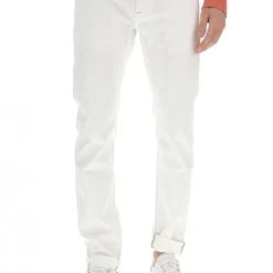Key Jey Jeans Keyjey Uomo Con Cuciture A Contrasto Slim Fit
