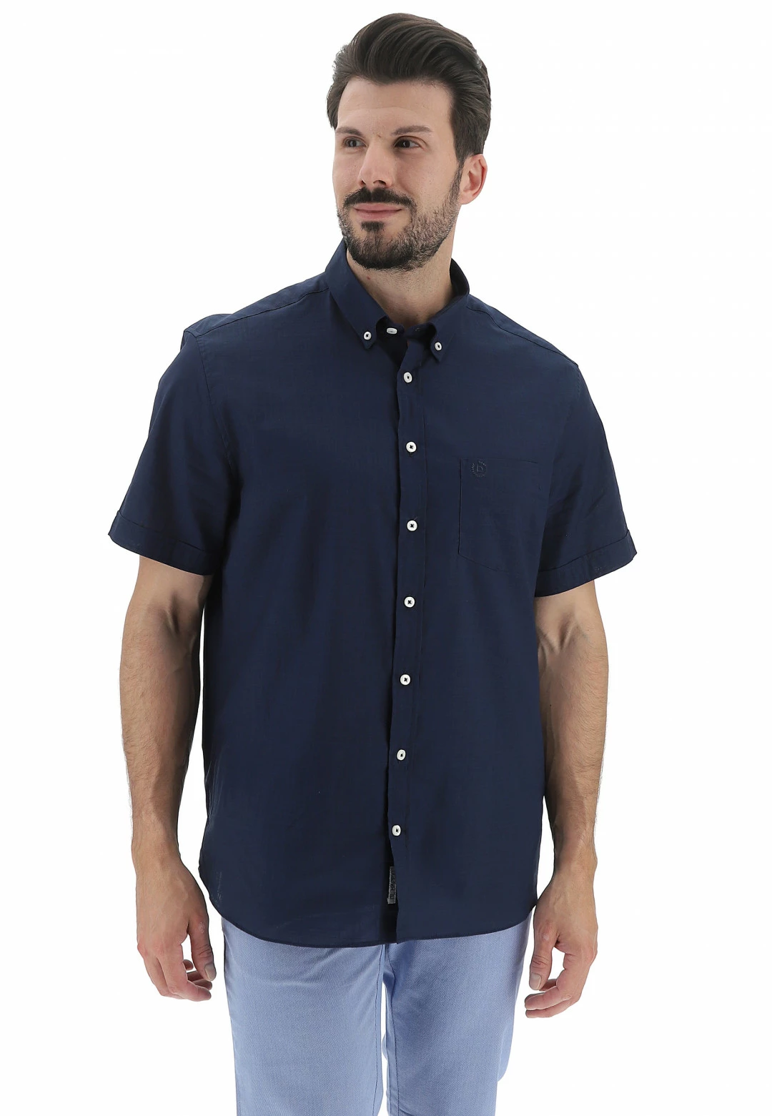 Camicia Bugatti Uomo Mezza Manica In 100% Cotone 8 Camicia Bugatti Uomo Mezza Manica In 100% Cotone - immagine 6