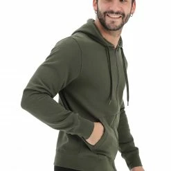 Felpa Garzata Con Zip Age P13201
