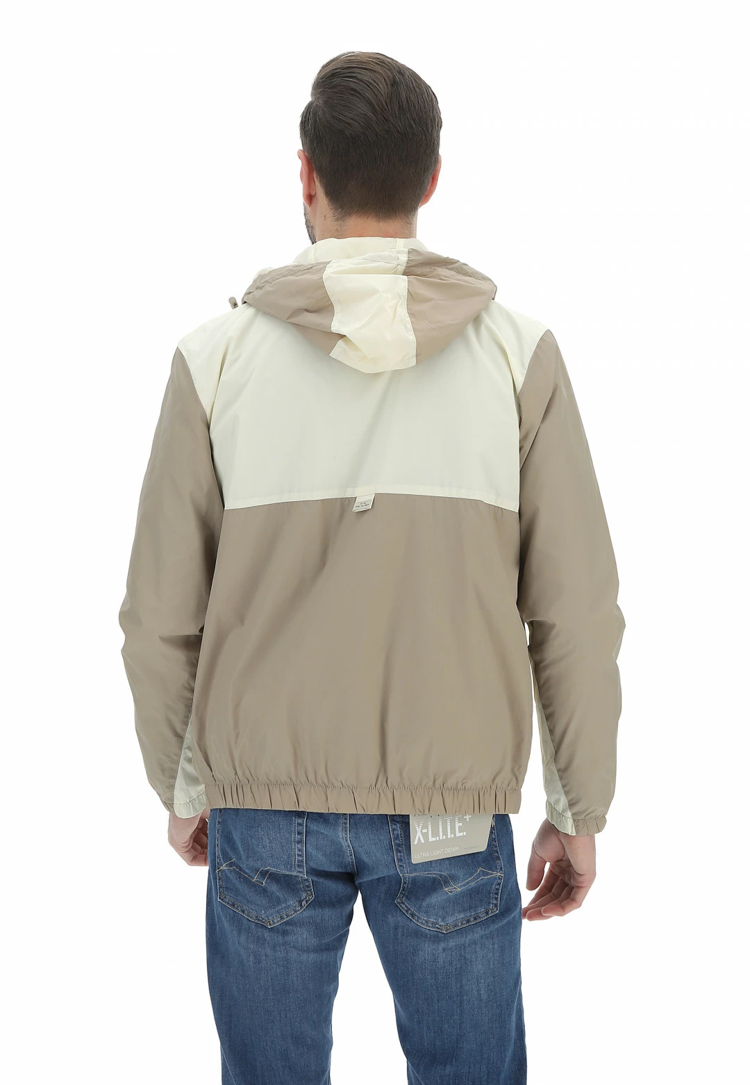 Giacca A Vento Con Cappuccio Blend Bicolor 5 Giacca A Vento Con Cappuccio Blend Bicolor - immagine 3