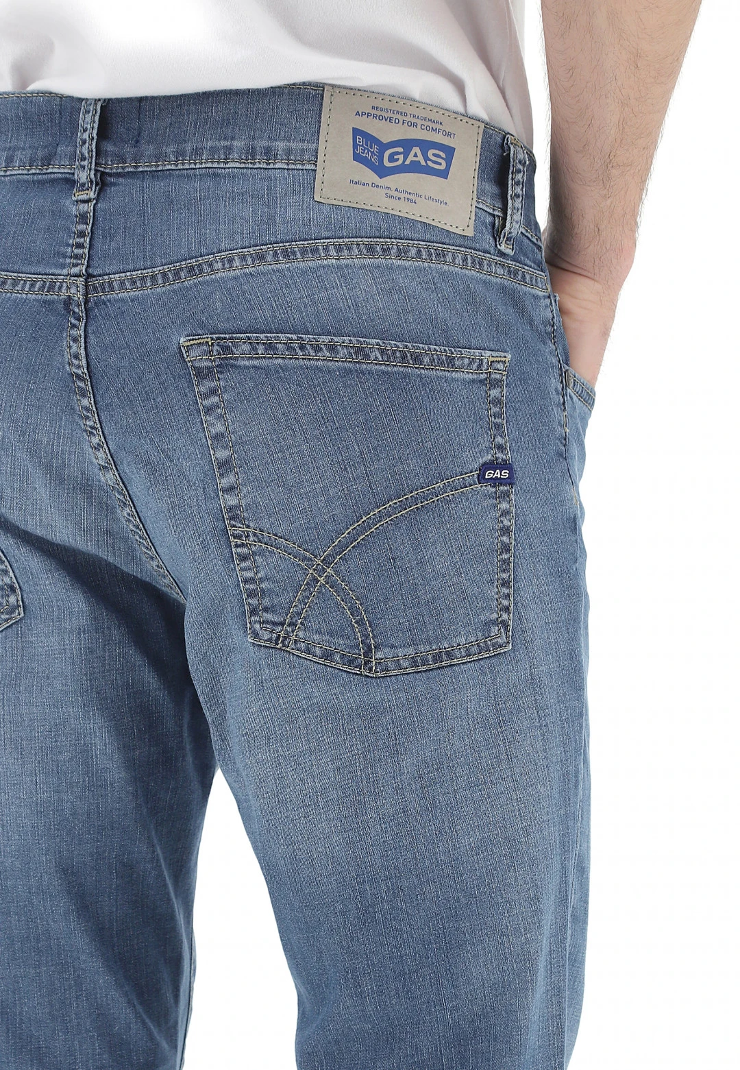 GAS Jeans Jeans Slim Fit Gas Modello Albert 7 GAS Jeans Jeans Slim Fit Gas Modello Albert - immagine 5