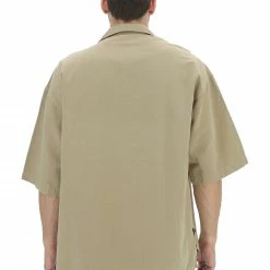 Camicia Over Catch Uomo Effetto Lino Con Manica Scesa E Taschino -Lacoste shop ab4ae66a517b41af3575038356695817