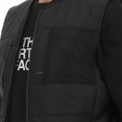 Gilet Smanicato Blend In Tinta Unita Con Tasche Sul Petto E A Filo Sul Fondo -Lacoste shop aebf9c46b36e2ab965aa58586c1cee66