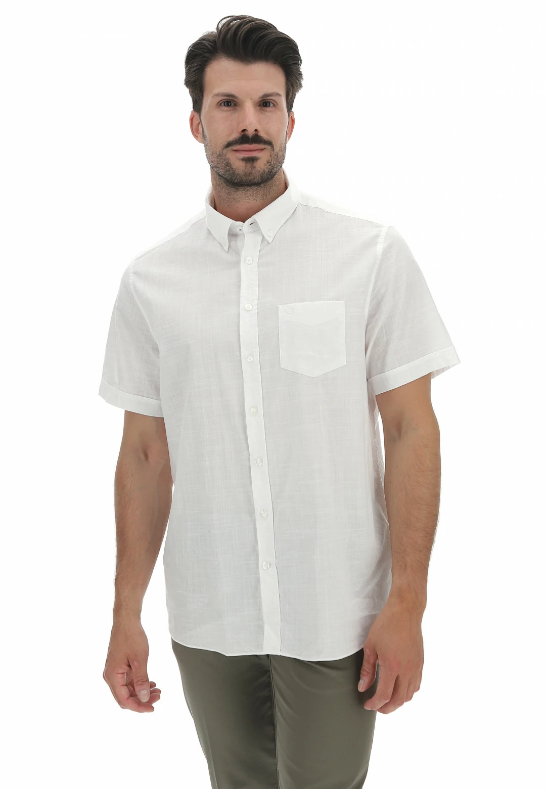 Camicia Bugatti Uomo Mezza Manica In 100% Cotone 3 Camicia Bugatti Uomo Mezza Manica In 100% Cotone