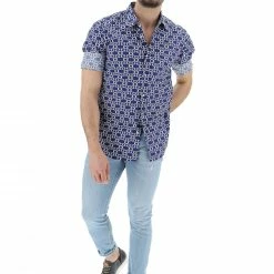 TUPERTU Camicia Stretch Fantasia Tu Per Tu T130 -Lacoste shop afd46eaa27d6756a2441dc4782b23f28