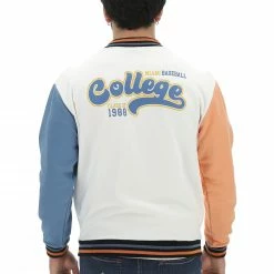 Bomber Age College Tricolor In Cotone Made In Italy Con Bottoni -Lacoste shop b00b26b61bbbcafdf9023d0ecbfa156a