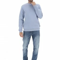 ONLY E SONS Felpa Girocollo Only&sons Uomo In Cotone Felpato Tinta Unita -Lacoste shop b18d653727522434eeee373232f25931