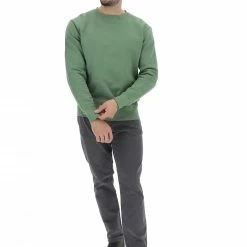 Felpa Girocollo Armata Di Mare In Cotone Felpato Basic Con Logo Ricamato Tono Su Tono -Lacoste shop b3002dea9ddc444c8becb649a9ba490f