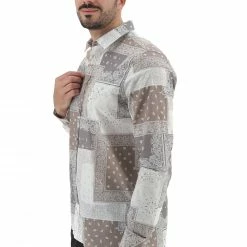 Camicia In Fantasia Bandana Manica Lunga Sseinse Uomo -Lacoste shop b3d4a2ae70690e63f24aa6759b1c750d