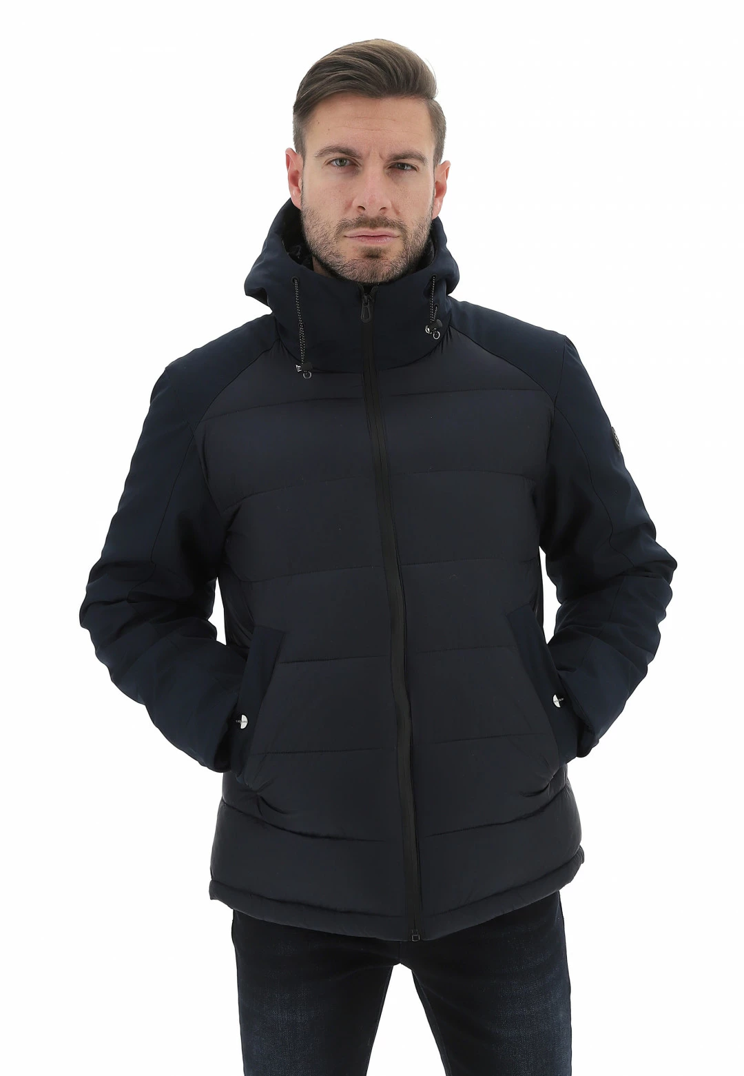 Giubbotto Corto Con Cappuccio Mixture Uomo 10 Giubbotto Corto Con Cappuccio Mixture Uomo - immagine 8