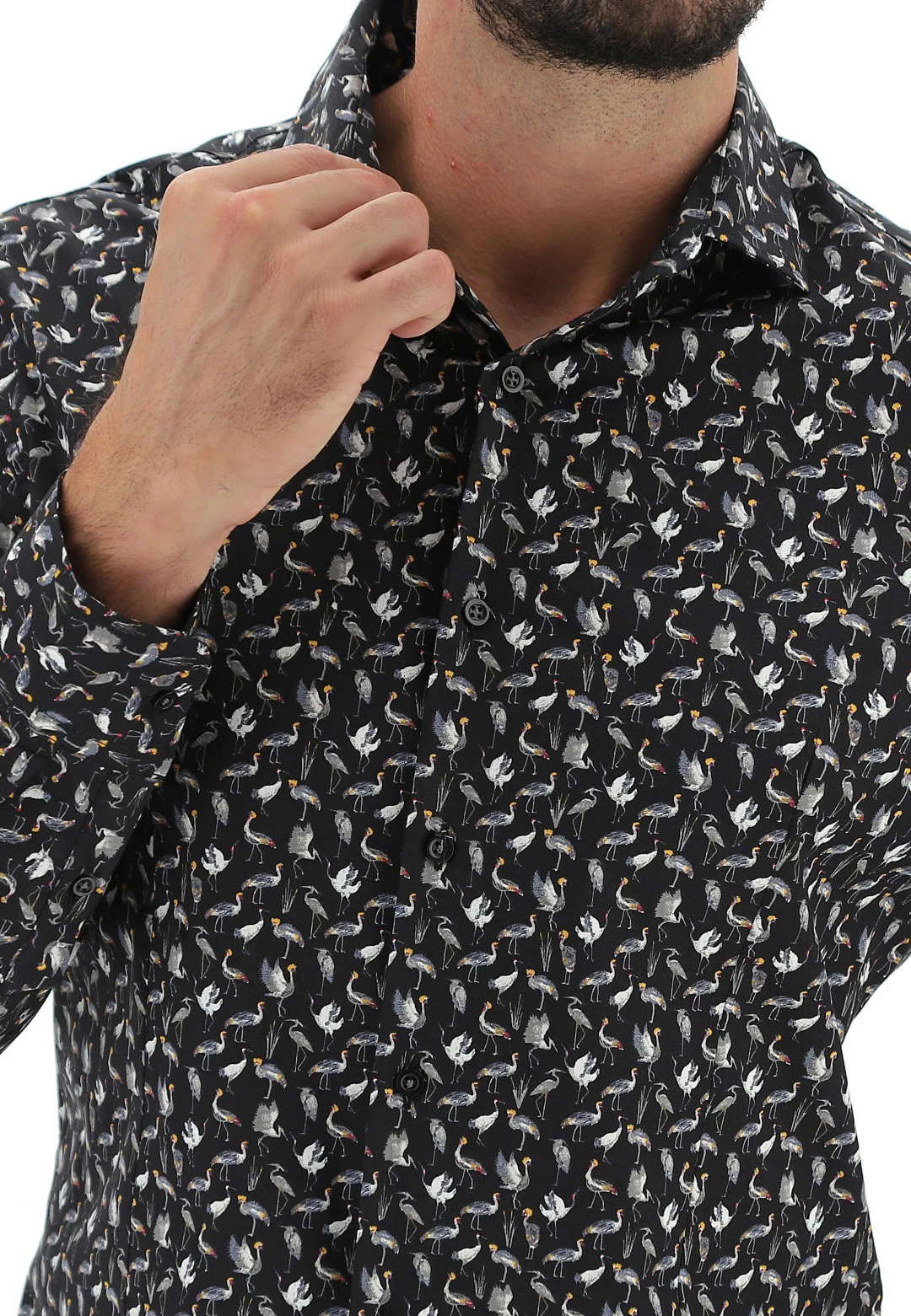 Camicia Stretch Fantasia All Over Eks 7 Camicia Stretch Fantasia All Over Eks - immagine 5