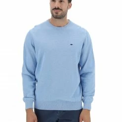 Pullover Girocollo Fynch-hatton Uomo Con Logo Ricamato A Contrasto -Lacoste shop b58bfc5c7898e1cabfa0a0b3d2a9a151