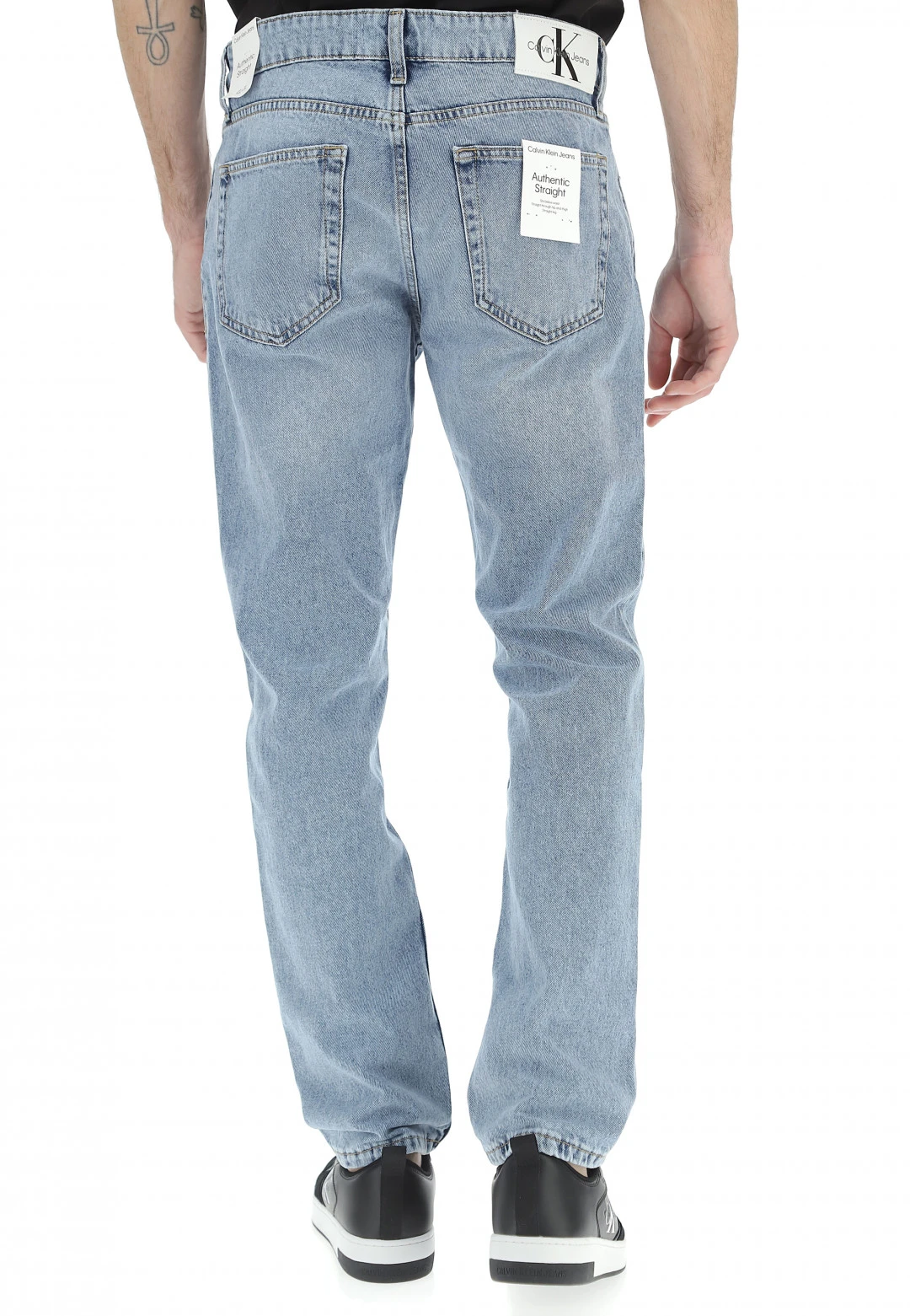 Jeans Calvin Klein Jeans Uomo J30j323096 Straight Fit 5 Jeans Calvin Klein Jeans Uomo J30j323096 Straight Fit - immagine 3