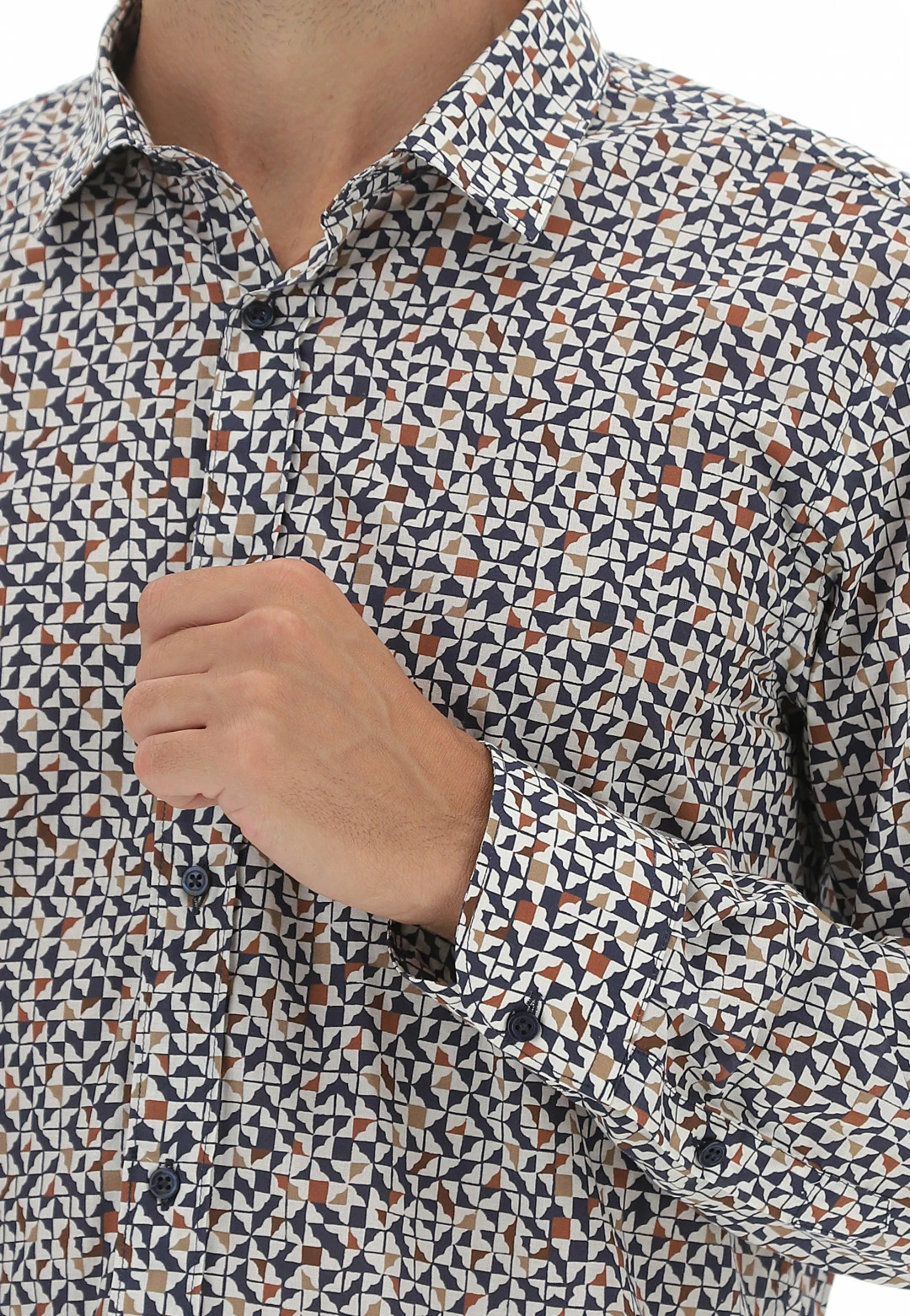 TUPERTU Camicia Uomo Tu Per Tu In Cotone A Fantasia 11 TUPERTU Camicia Uomo Tu Per Tu In Cotone A Fantasia - immagine 9