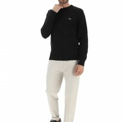 Girocollo Lacoste Uomo Ah2193 In Cotone Tinta Unita -Lacoste shop b6f10cea601e8c5fadfc72cbe65778fc
