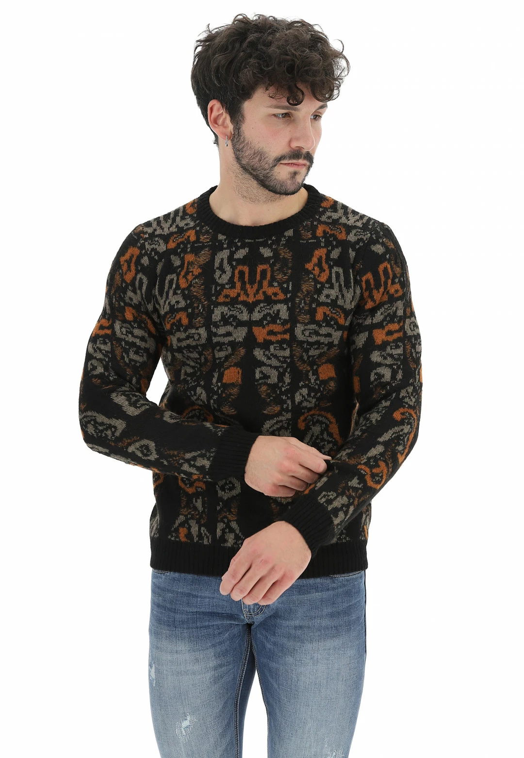 8.9 OTTOPUNTONOVE Girocollo Fantasia Bicolor 8.9 Uomo 8 8.9 OTTOPUNTONOVE Girocollo Fantasia Bicolor 8.9 Uomo - immagine 6