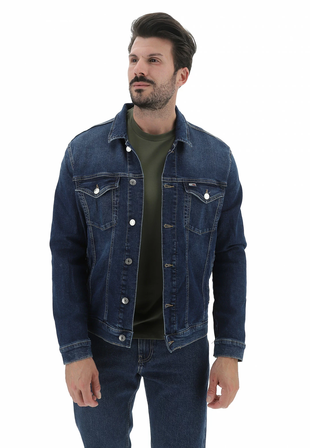 Tommy Hilfiger Jeans Giubbino Denim Tommy Jeans Dm0dm16174 3 Tommy Hilfiger Jeans Giubbino Denim Tommy Jeans Dm0dm16174