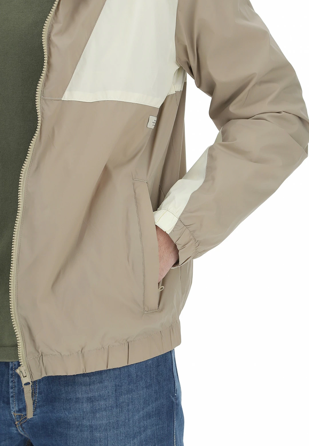 Giacca A Vento Con Cappuccio Blend Bicolor 7 Giacca A Vento Con Cappuccio Blend Bicolor - immagine 5