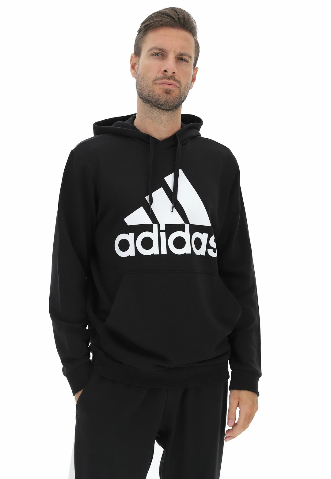 Felpa Garzata Big Logo Adidas Gk9540 3 Felpa Garzata Big Logo Adidas Gk9540