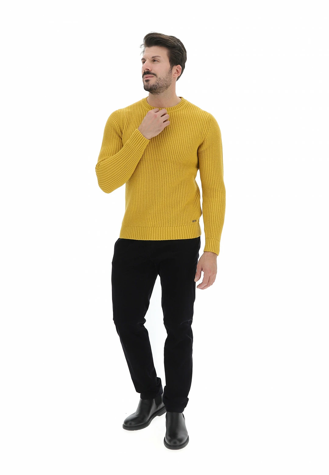 Maglione Girocollo Lavorato Age Misto Lana Uomo 6 Maglione Girocollo Lavorato Age Misto Lana Uomo - immagine 4