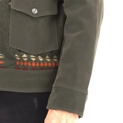 Giubotto Gianni Lupo In Simil Pelle Con Inserti Fantasia Etnica -Lacoste shop bb2bf2ec560bc0d5d394d84519e6aca4