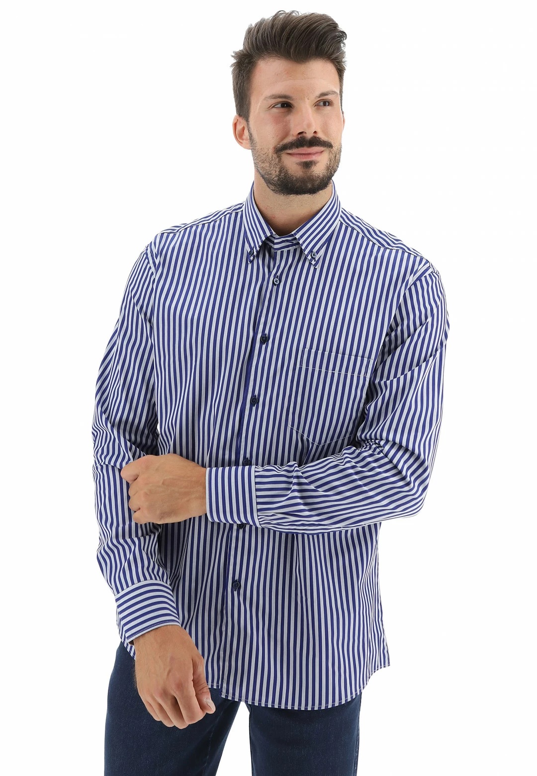 Camicia Rotte Mediterranee Righe Bicolore R2103 3 Camicia Rotte Mediterranee Righe Bicolore R2103