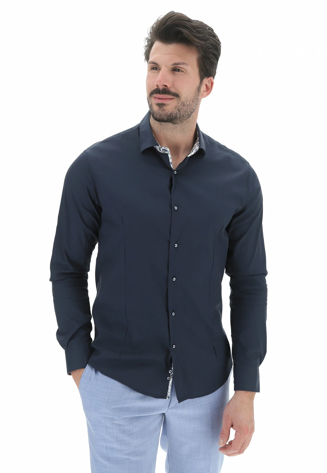 EKS Camicia èks Stretch Con Profilo In Fantasia Uomo 13 EKS Camicia èks Stretch Con Profilo In Fantasia Uomo - immagine 11