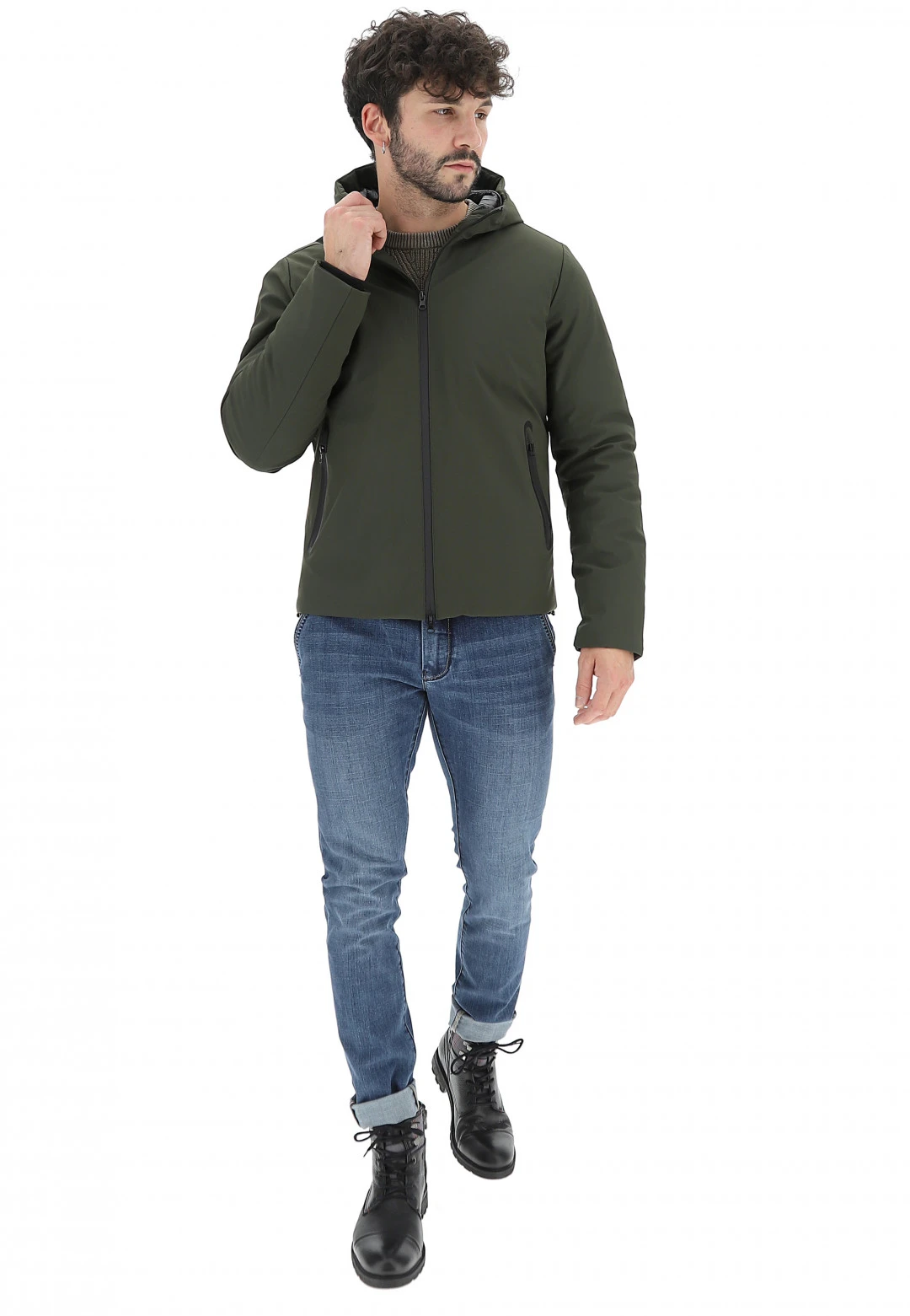 8.9 OTTOPUNTONOVE Giubbino Con Cappuccio Basic 8.9 19 8.9 OTTOPUNTONOVE Giubbino Con Cappuccio Basic 8.9 - immagine 17