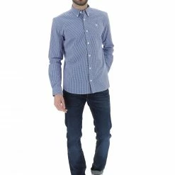 Camicia North Sails Uomo Con Microfanatsia A Quadri All Over -Lacoste shop bdcfb510eda241cd5f9efa0fdd2906f3