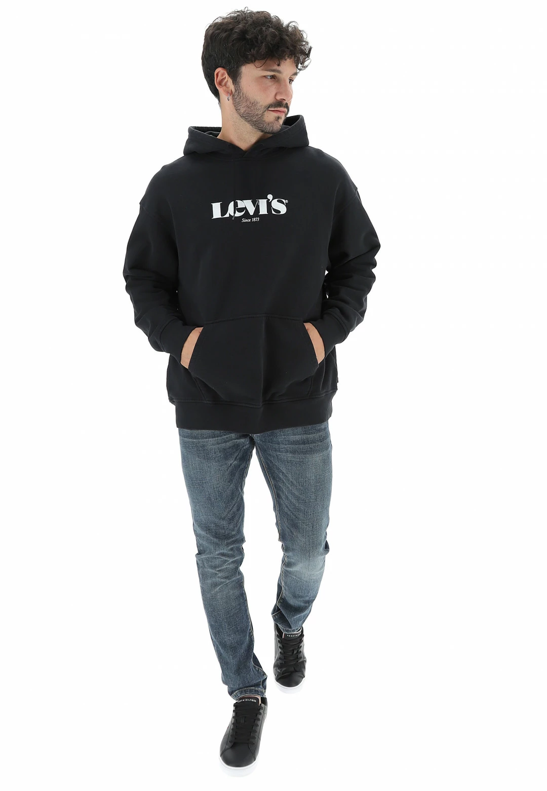 Felpa Chiusa Con Cappuccio Levi's Art.384790039 7 Felpa Chiusa Con Cappuccio Levi's Art.384790039 - immagine 5