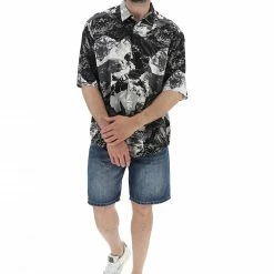 ONLY E SONS Camicia Manica Corta Fantasia Astratta Only & Sons -Lacoste shop be91d7778a50792d7441ca7b29d049de