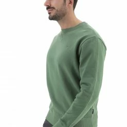 Felpa Girocollo Armata Di Mare In Cotone Felpato Basic Con Logo Ricamato Tono Su Tono -Lacoste shop c0220b95ca20fa783e59f158937b4d90