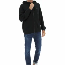 Felpa Garzata Converse 10023871 Con Logo Ricamato -Lacoste shop c140d7d7b3126c4f1783fef594ba64ea