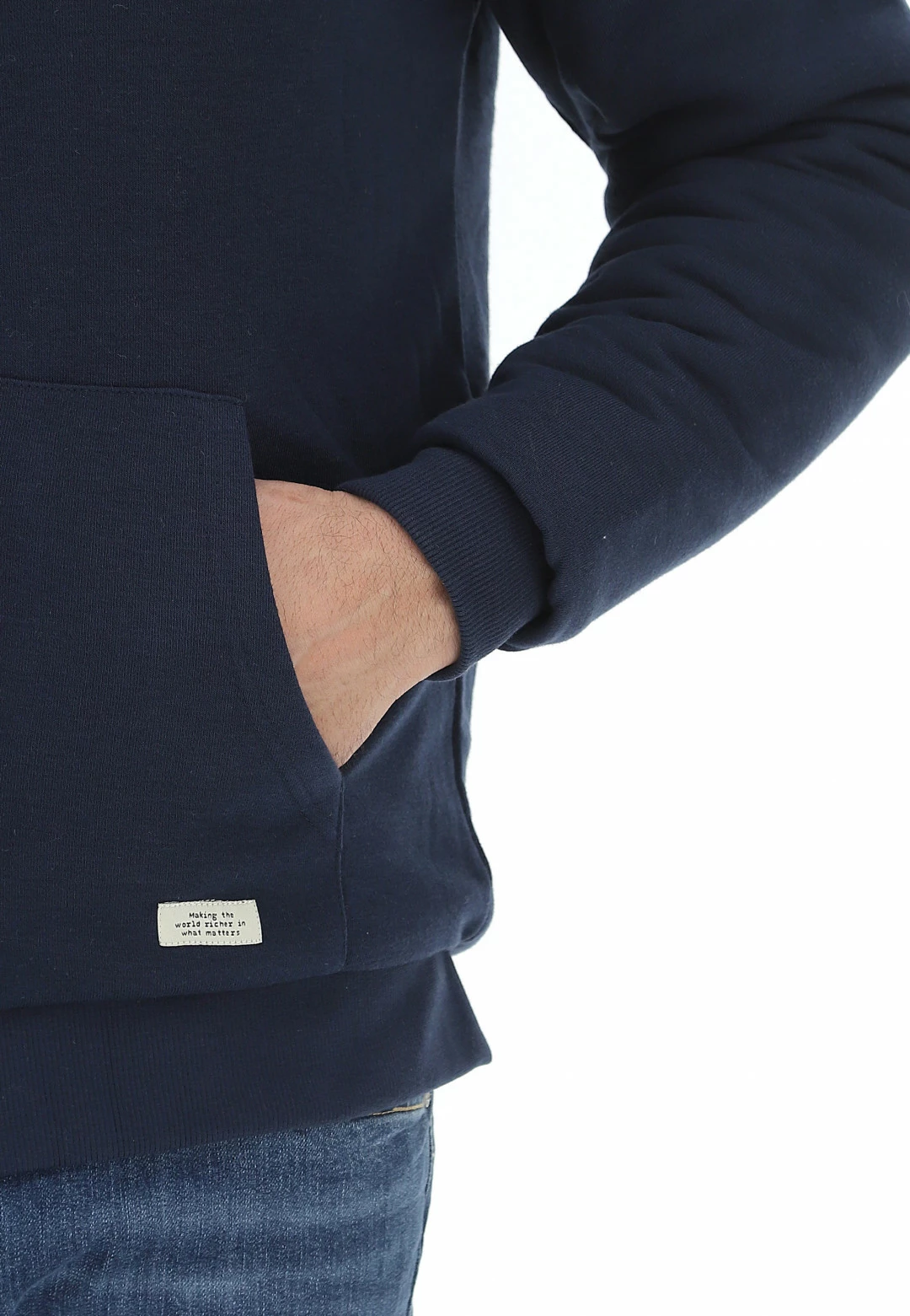 Felpa Con Cappuccio Blend Con Interno In Sherpa 12 Felpa Con Cappuccio Blend Con Interno In Sherpa - immagine 10