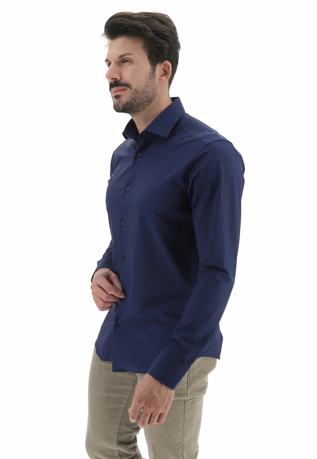 Camicia Slim In Spandex No Stiro Tupertu 4 Camicia Slim In Spandex No Stiro Tupertu - immagine 2